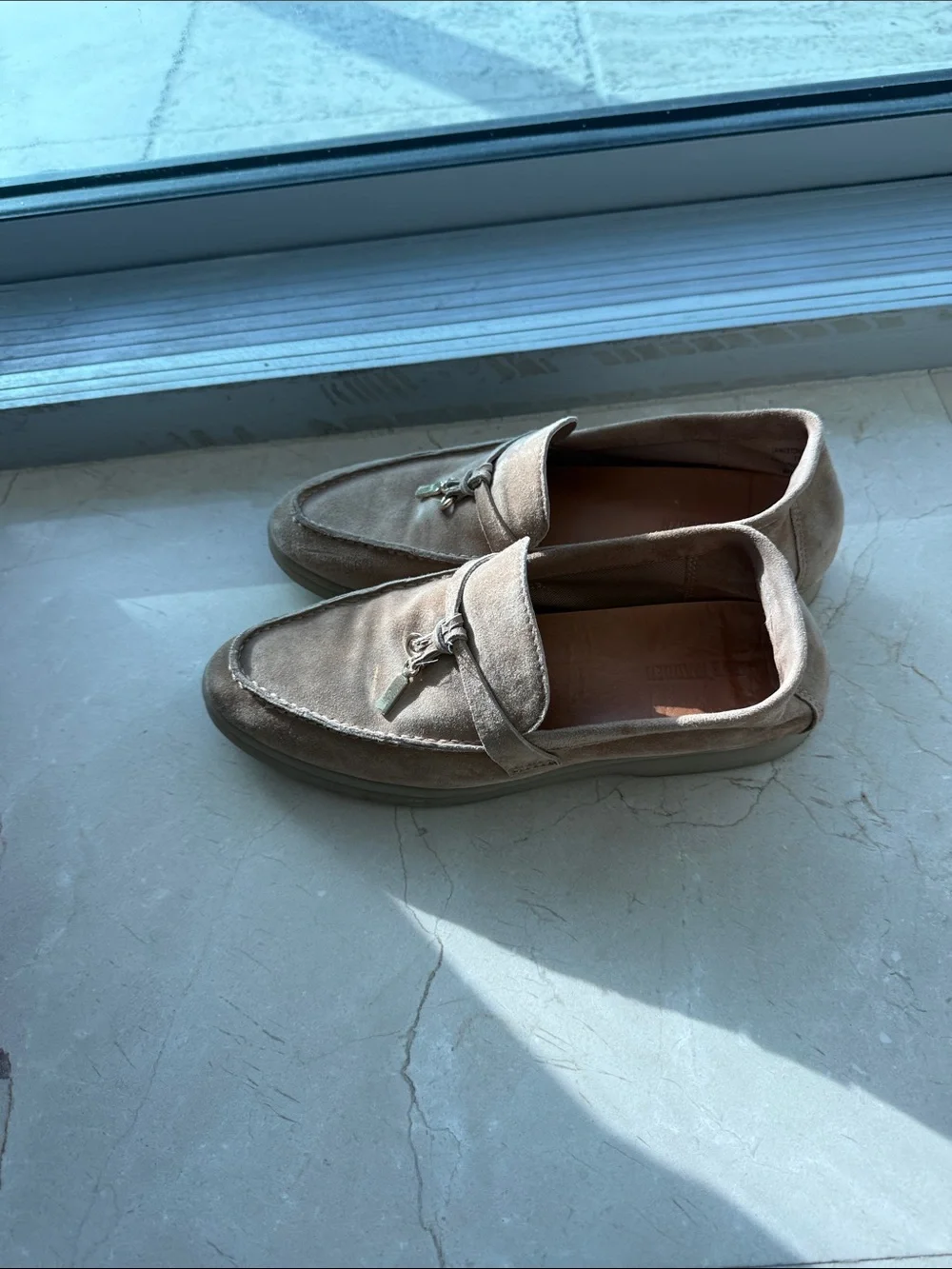 Women’s nude Steve Madden loafers